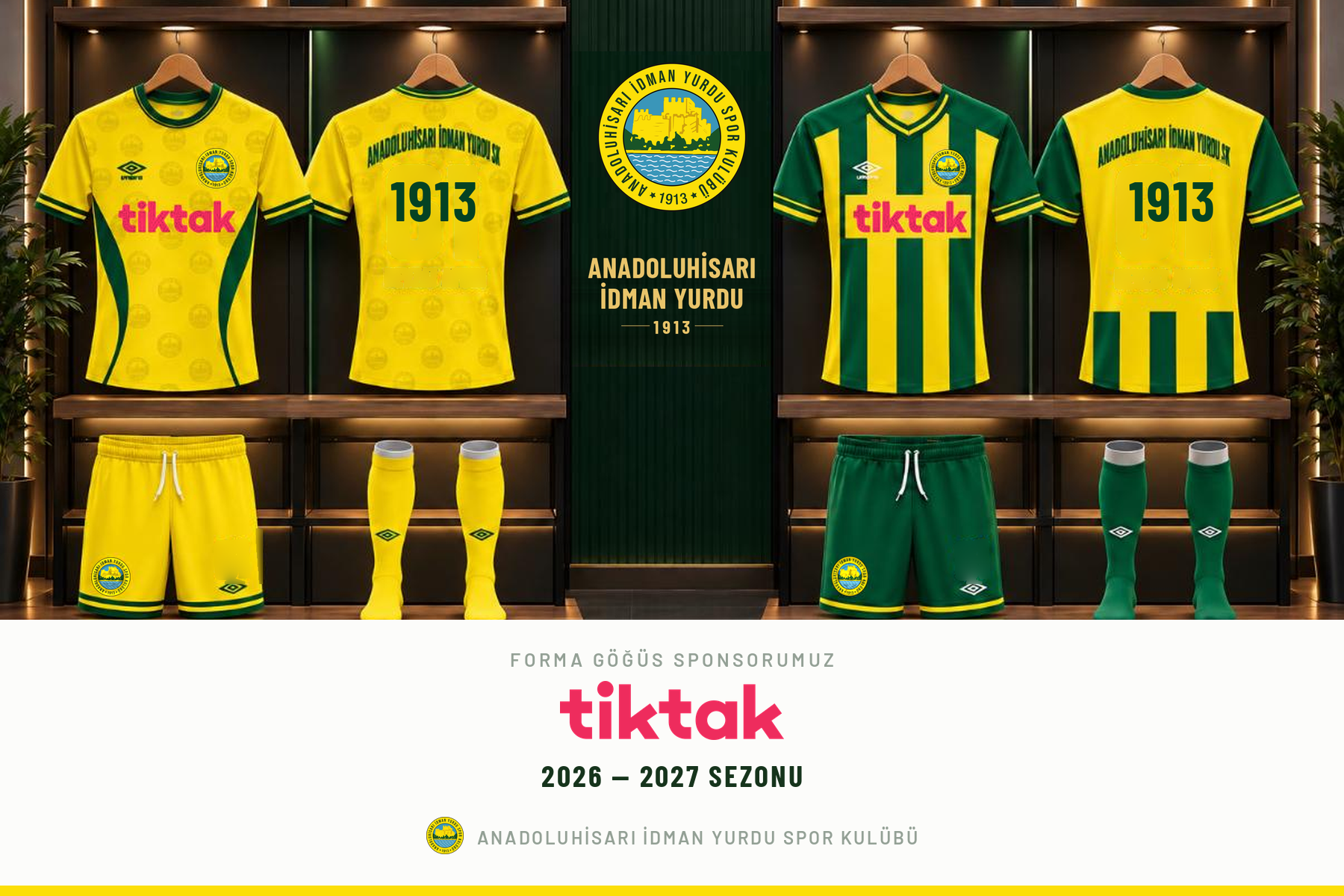 Forma Göğüs Sponsorumuz: TikTak